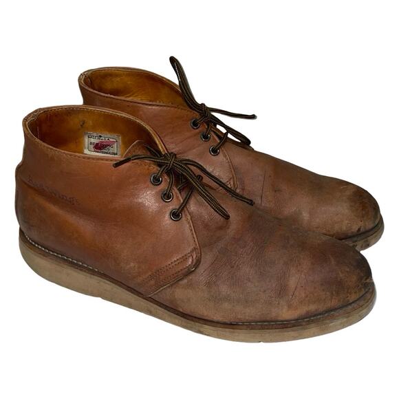 Red Wing Shoes Brown Leather Chukka Boots     Size: 13D - Picture 1 of 8